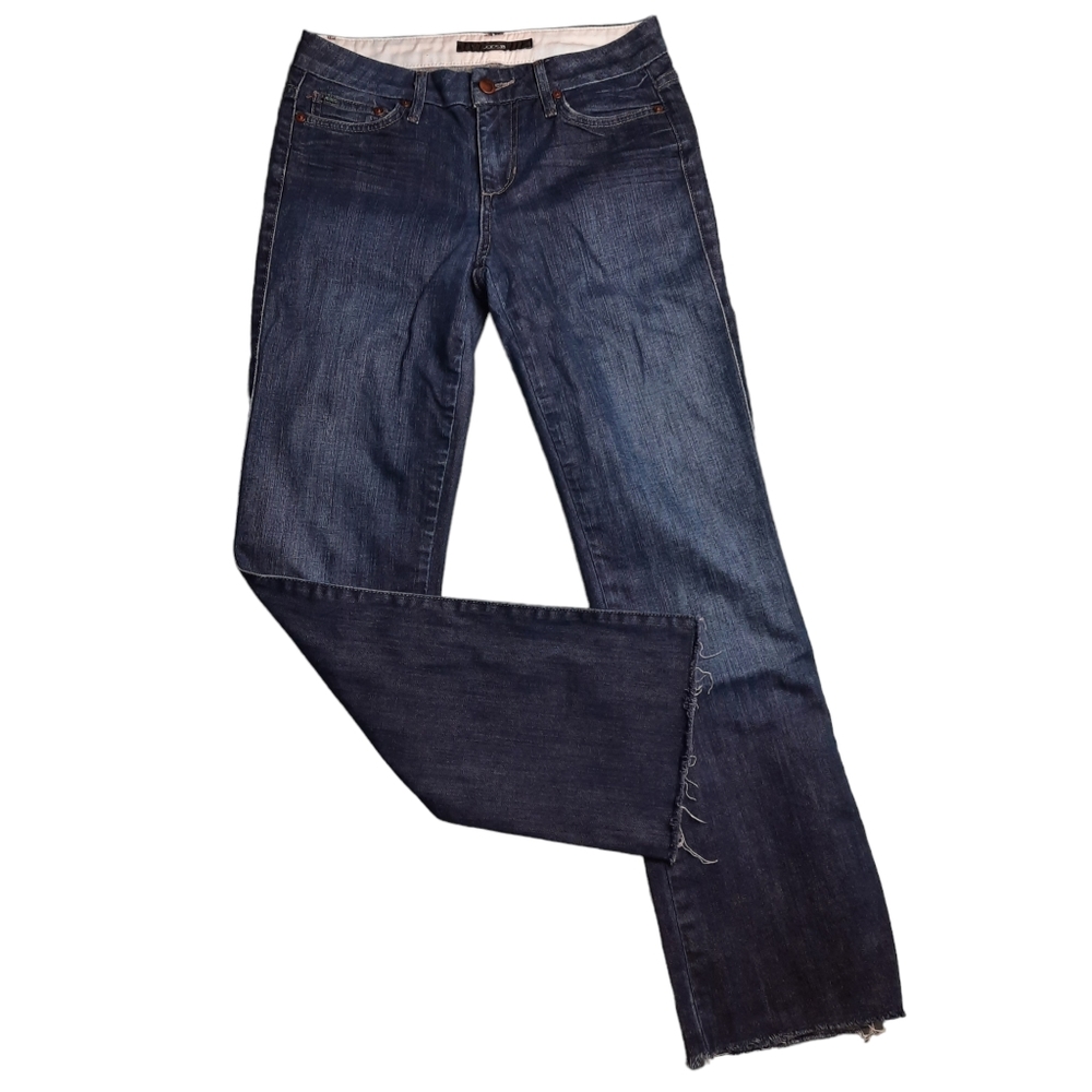 Joe's Jeans Muse Bootcut Raw Hem Blue Jeans SZ 26